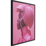 Rama foto Roz Woman LED 80x80 cm
