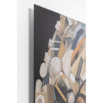 Tablou Glass Art Geo Women 3D 120x120 cm
