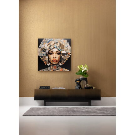 Tablou Glass Art Geo Women 3D 120x120 cm