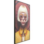 Tablou Fancy Blonde Lady LED 120x80 cm