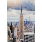 Tablou Glass City View 150x100 cm