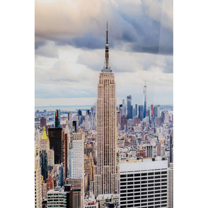 Tablou Glass City View 150x100 cm