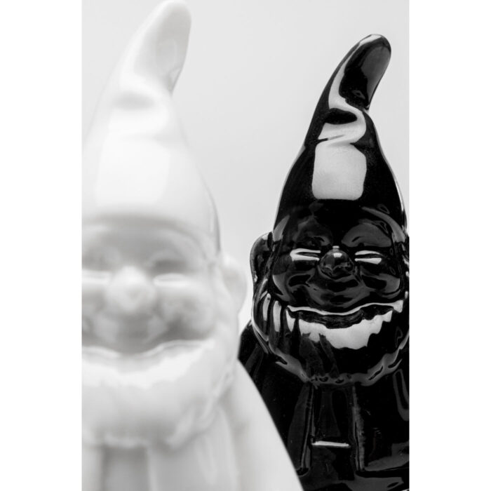 Decoratiune Gnome Negru si Alb