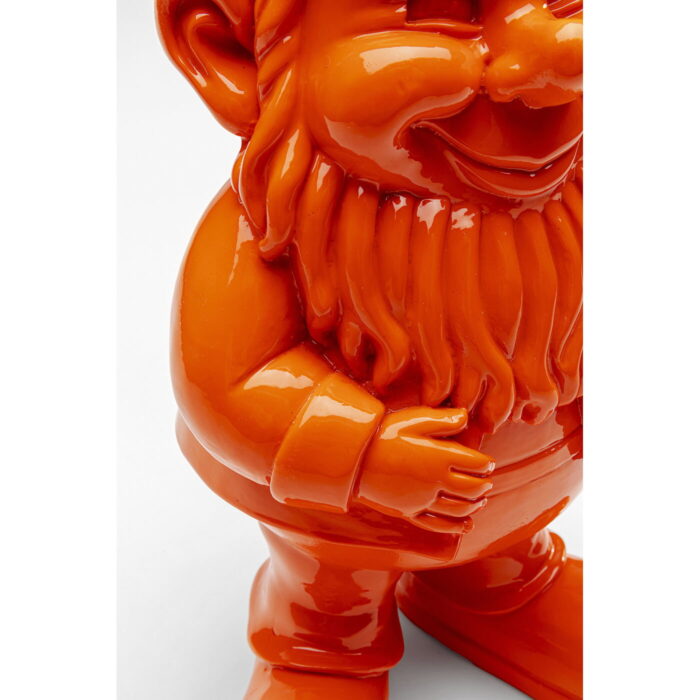 Figurina decorativa Gnome Standing Rainbow Portocaliu 46 cm