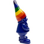 Figurina decorativa Gnome Standing Rainbow Albastru 21 cm