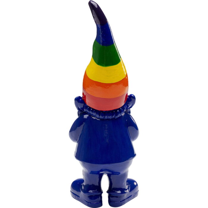 Figurina decorativa Gnome Standing Rainbow Albastru 21 cm