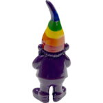 Figurina decorativa Gnome Standing Rainbow Mov 11 cm