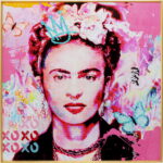 Rama foto La Viva Mexico 100x100 cm