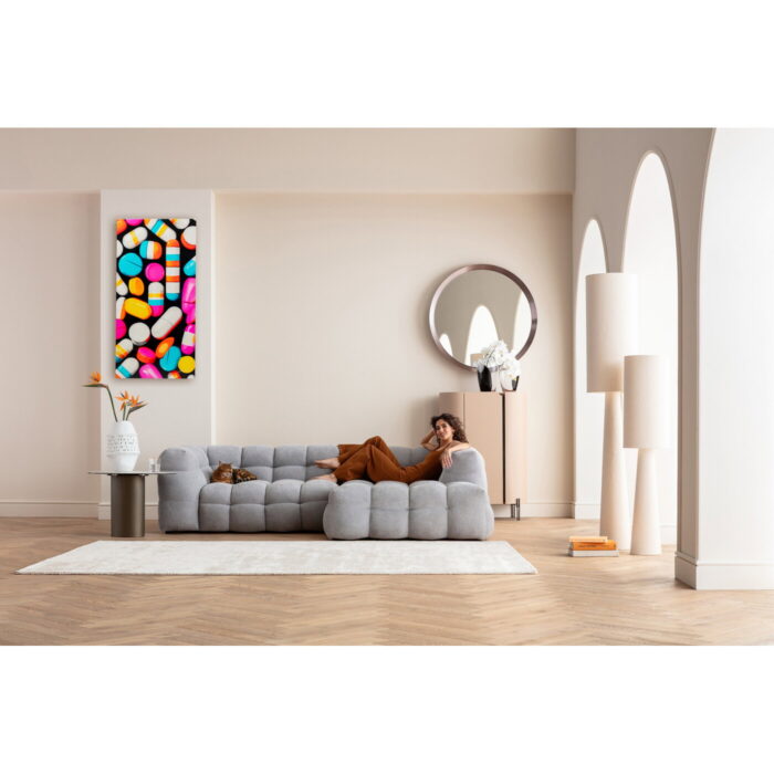 Tablou Canvas Pastilla Stripes 70x140 cm