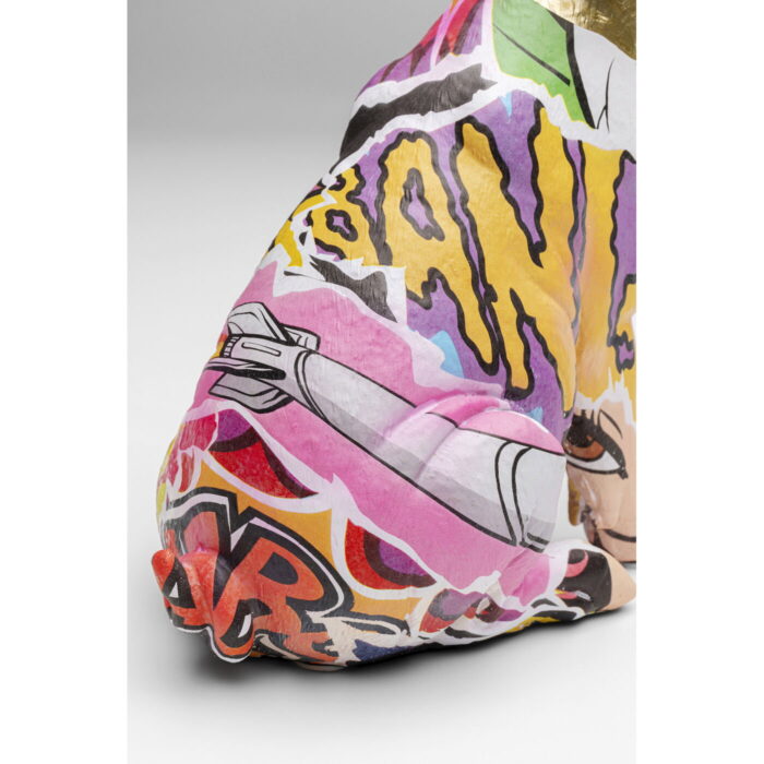 Figurina decorativa Graffiti Pig 20 cm