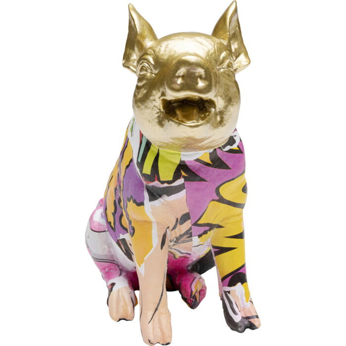 Figurina decorativa Graffiti Pig 20 cm