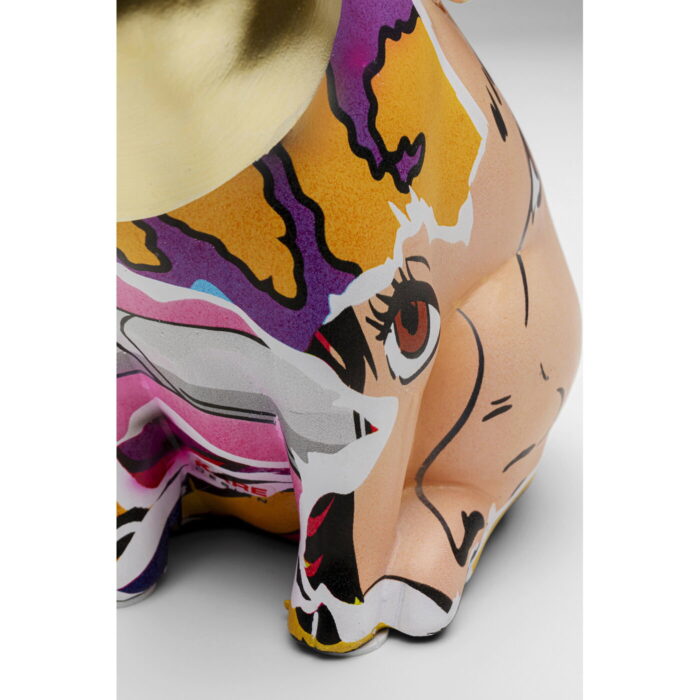 Figurina decorativa Graffiti Flying Pig 16 cm