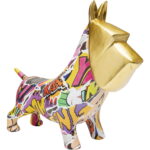 Figurina decorativa Graffiti Pixel Dog 35 cm