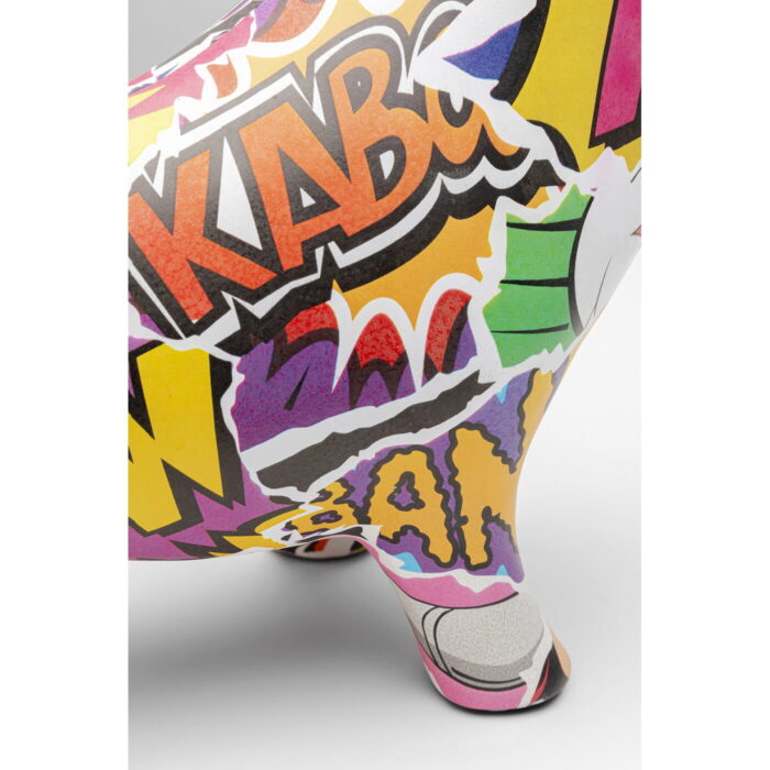 Figurina decorativa Graffiti Pixel Dog 35 cm