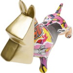 Figurina decorativa Graffiti Pixel Dog 35 cm