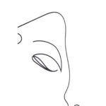 Rama foto Drawing Lady 63x93 cm