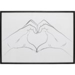 Rama foto Heart Hands 103x73 cm