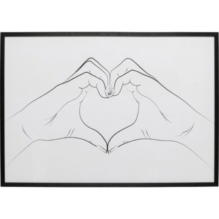 Rama foto Heart Hands 103x73 cm