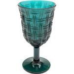 Pahar de vin Tissue AlbastruVerde 17 cm