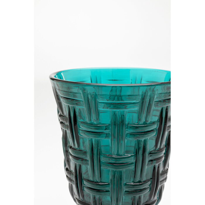 Pahar de vin Tissue AlbastruVerde 17 cm