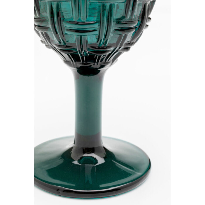 Pahar de vin Tissue AlbastruVerde 17 cm