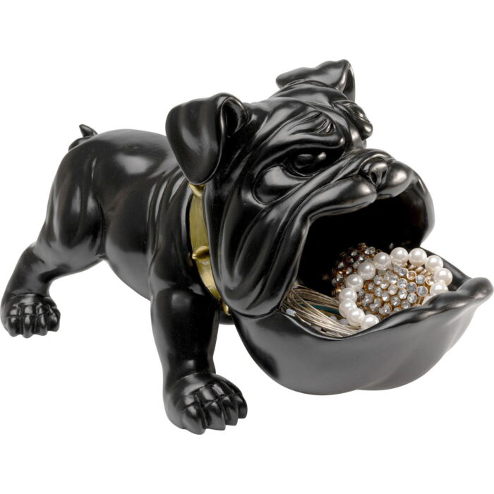 Figurina decorativa Hungry Dog Negru 37 cm