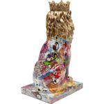 Figurina decorativa Graffiti King Lion 29 cm