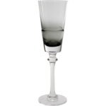 Pahar de Sampanie Mimi Gri 24 cm