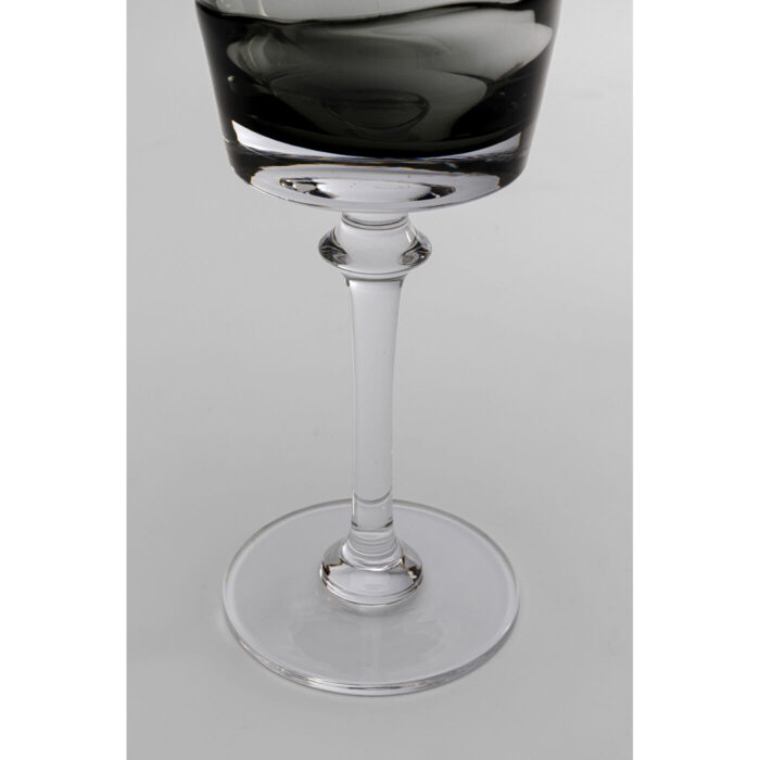 Pahar de vin rosu Mimi Gri 21 cm