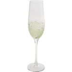 Pahar de Sampanie Confetti Verde 24 cm