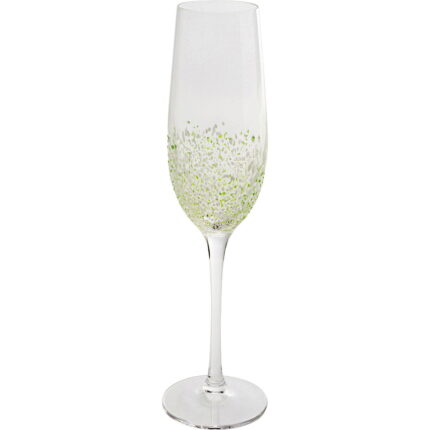 Pahar de Sampanie Confetti Verde 24 cm