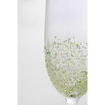 Pahar de Sampanie Confetti Verde 24 cm