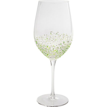 Pahar de vin Confetti Verde 24 cm