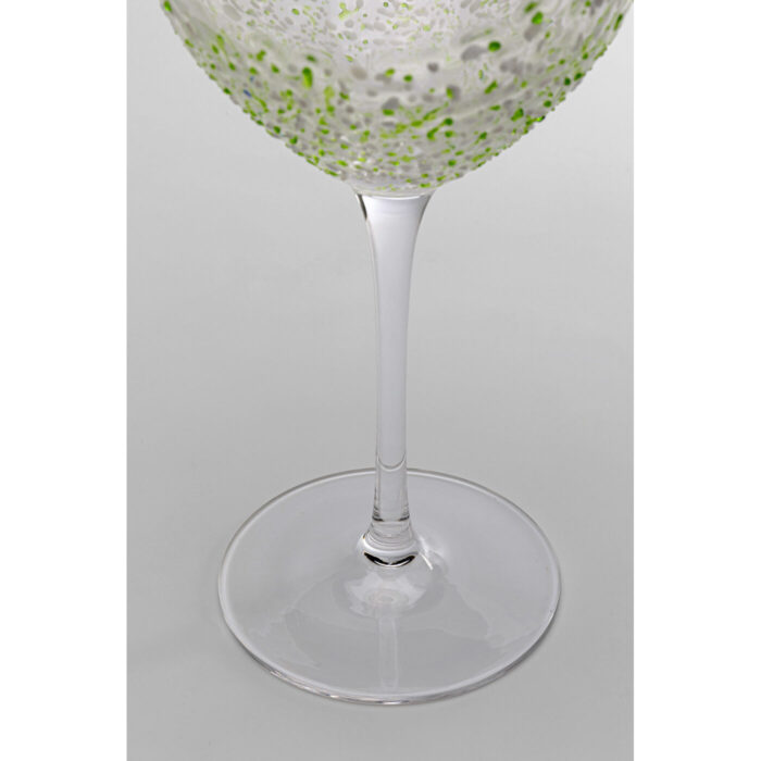 Pahar de vin Confetti Verde 24 cm