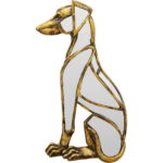 Decoratiune de perete Dog Oglinda 38 cm