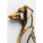 Decoratiune de perete Dog Oglinda 38 cm