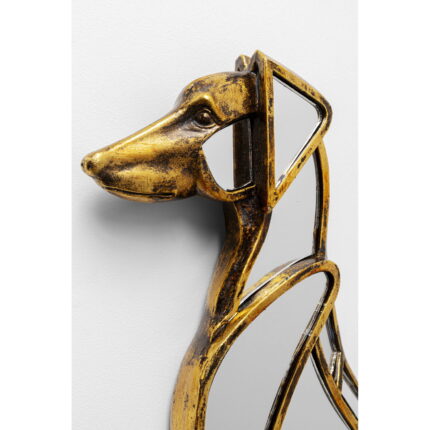 Decoratiune de perete Dog Oglinda 38 cm