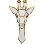 Decoratiune de perete Giraffe Oglinda 45 cm