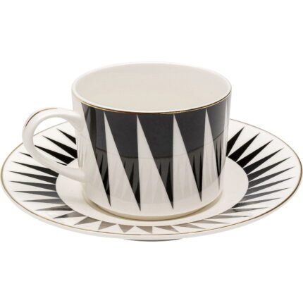 Ceasca + farfurie de Cafea Harlequin
