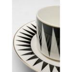 Ceasca + farfurie de Cafea Harlequin
