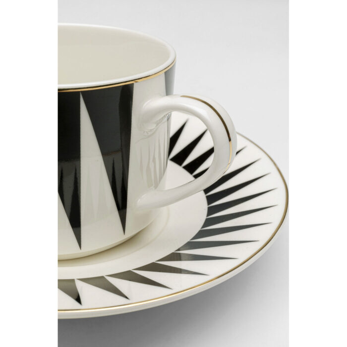 Ceasca + farfurie de Cafea Harlequin