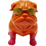 Figurina decorativa Fashion Dog Portocaliu 17 cm