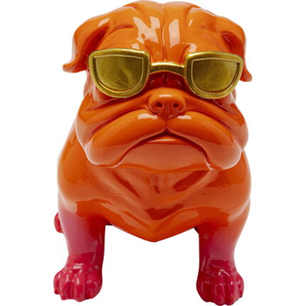 Figurina decorativa Fashion Dog Portocaliu 17 cm