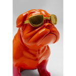 Figurina decorativa Fashion Dog Portocaliu 17 cm