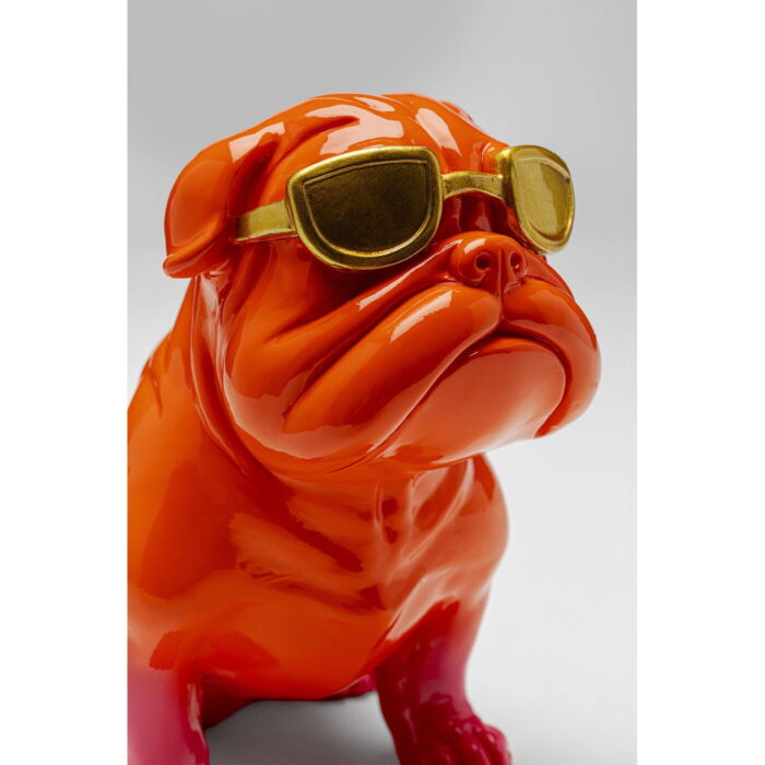 Figurina decorativa Fashion Dog Portocaliu 17 cm