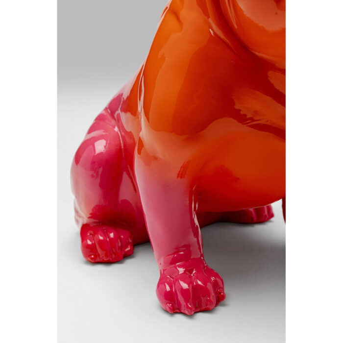 Figurina decorativa Fashion Dog Portocaliu 17 cm