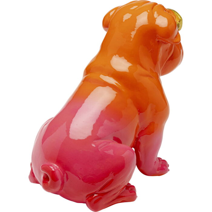 Figurina decorativa Fashion Dog Portocaliu 17 cm