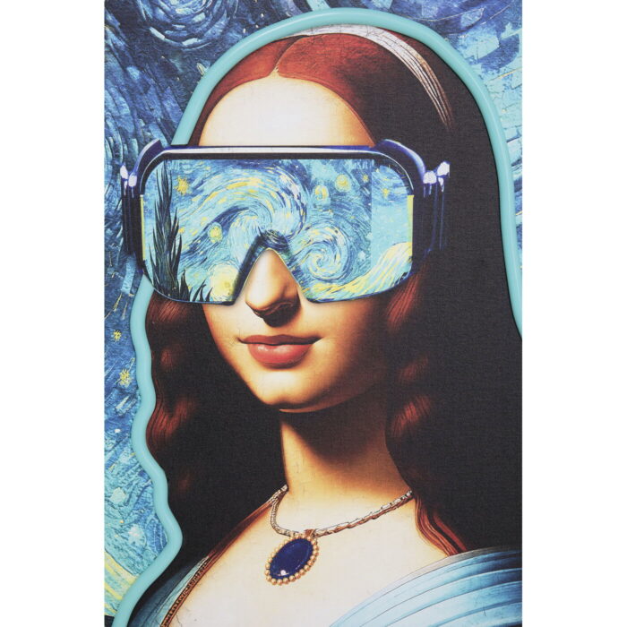 Rama foto LED Art Lady 80x100 cm