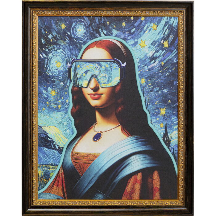 Rama foto LED Art Lady 80x100 cm