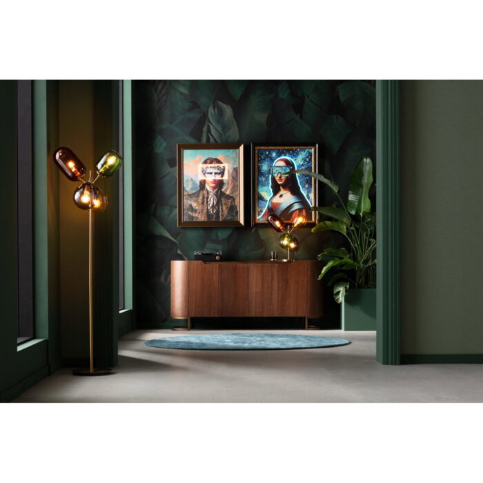 Rama foto LED Art Lady 80x100 cm